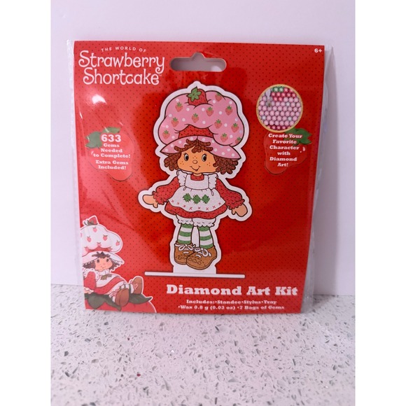 Strawberry Shortcake Other - Strawberry Shortcake Diamond Art Kit Standee DIY Gem Craft 720329SSC New